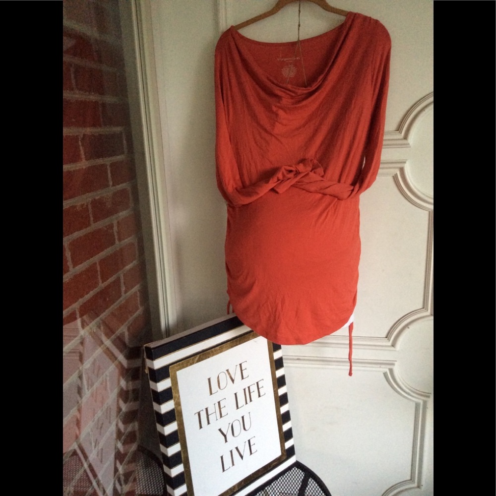 Liz Lange LS Maternity top Size L